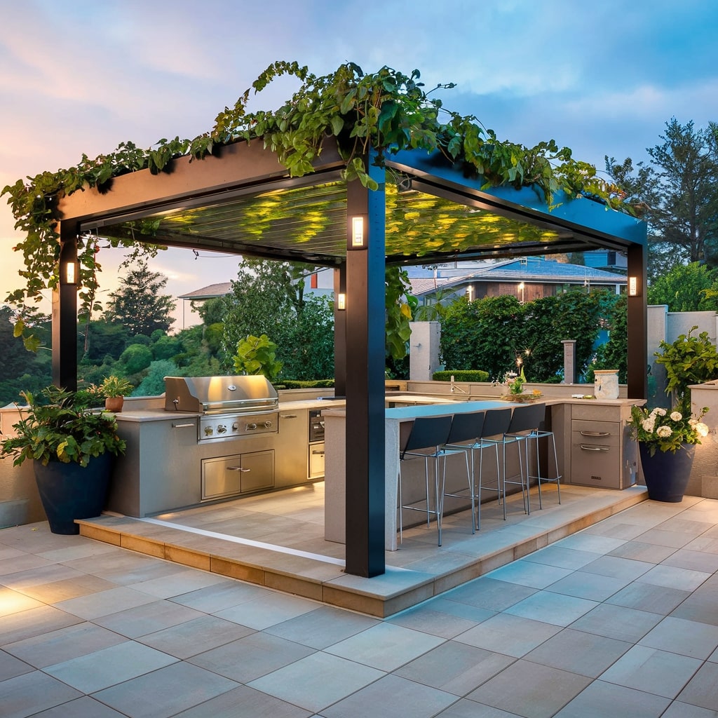 Cuisine extérieure en inox Auxerre